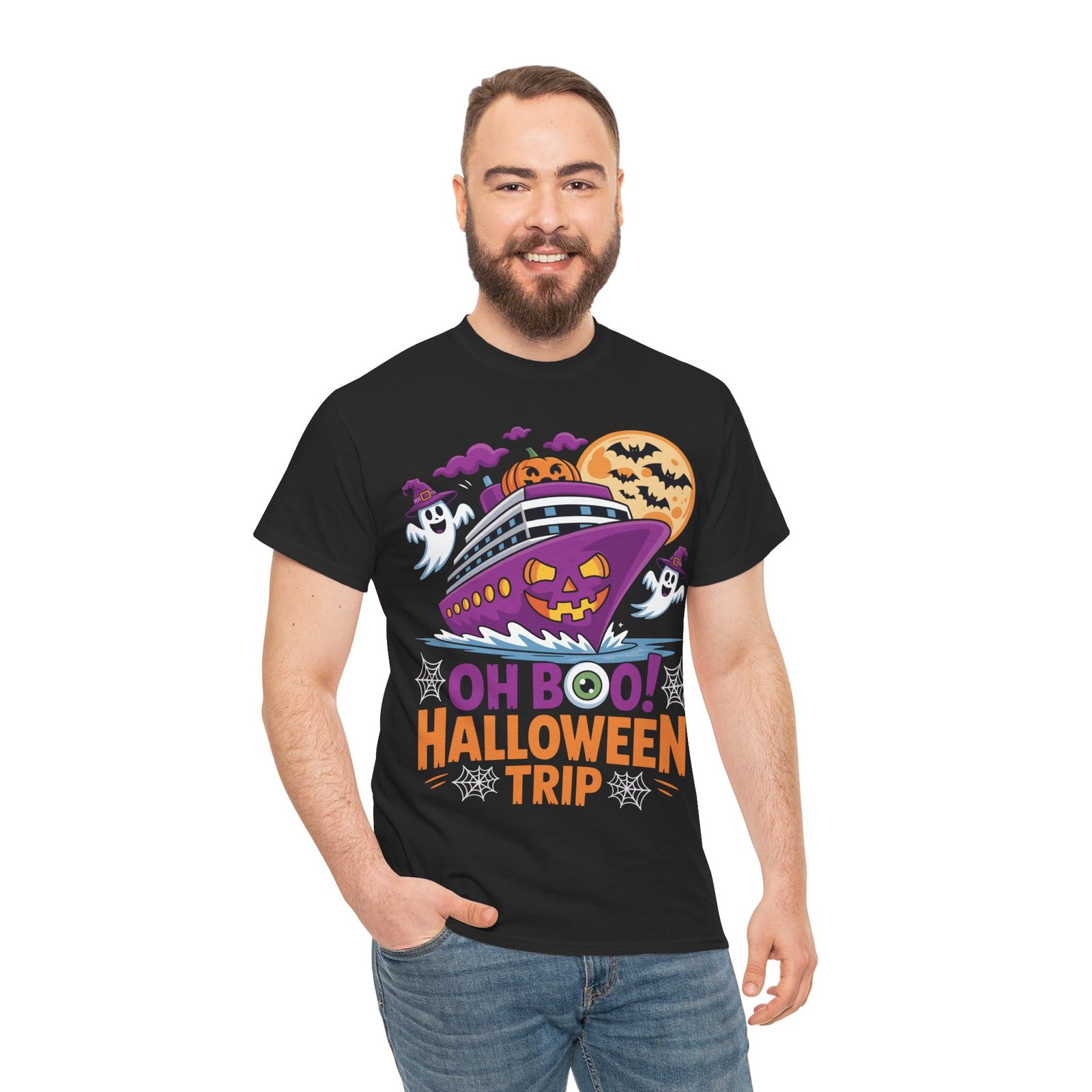 Halloween Cruise Shirt | Funny Oh Boo Halloween Trip Cruise Tee 4 Halloween Cruise Shirt | Funny Oh Boo Halloween Trip Cruise Tee - Image 4