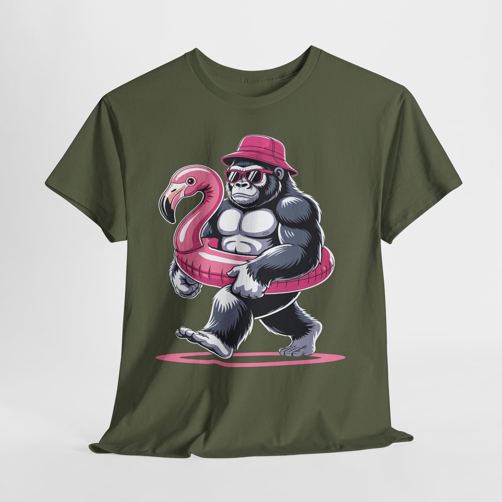 Funny Gorilla Cruise Shirt Flamingo Float Tropical Vacation Tee 11 Funny Gorilla Cruise Shirt Flamingo Float Tropical Vacation Tee - Image 11