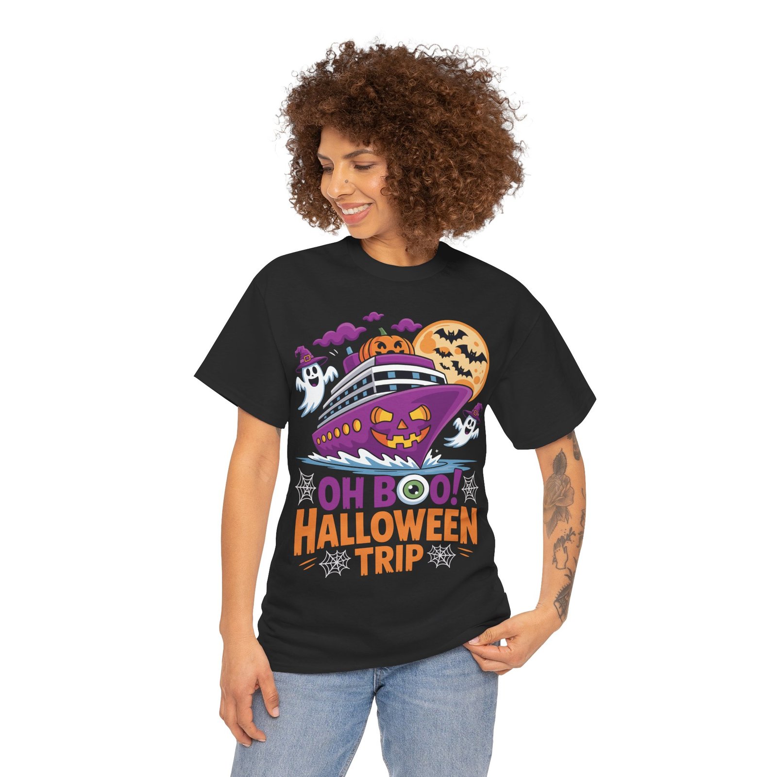 Halloween Cruise Shirt | Funny Oh Boo Halloween Trip Cruise Tee 3 Halloween Cruise Shirt | Funny Oh Boo Halloween Trip Cruise Tee - Image 3