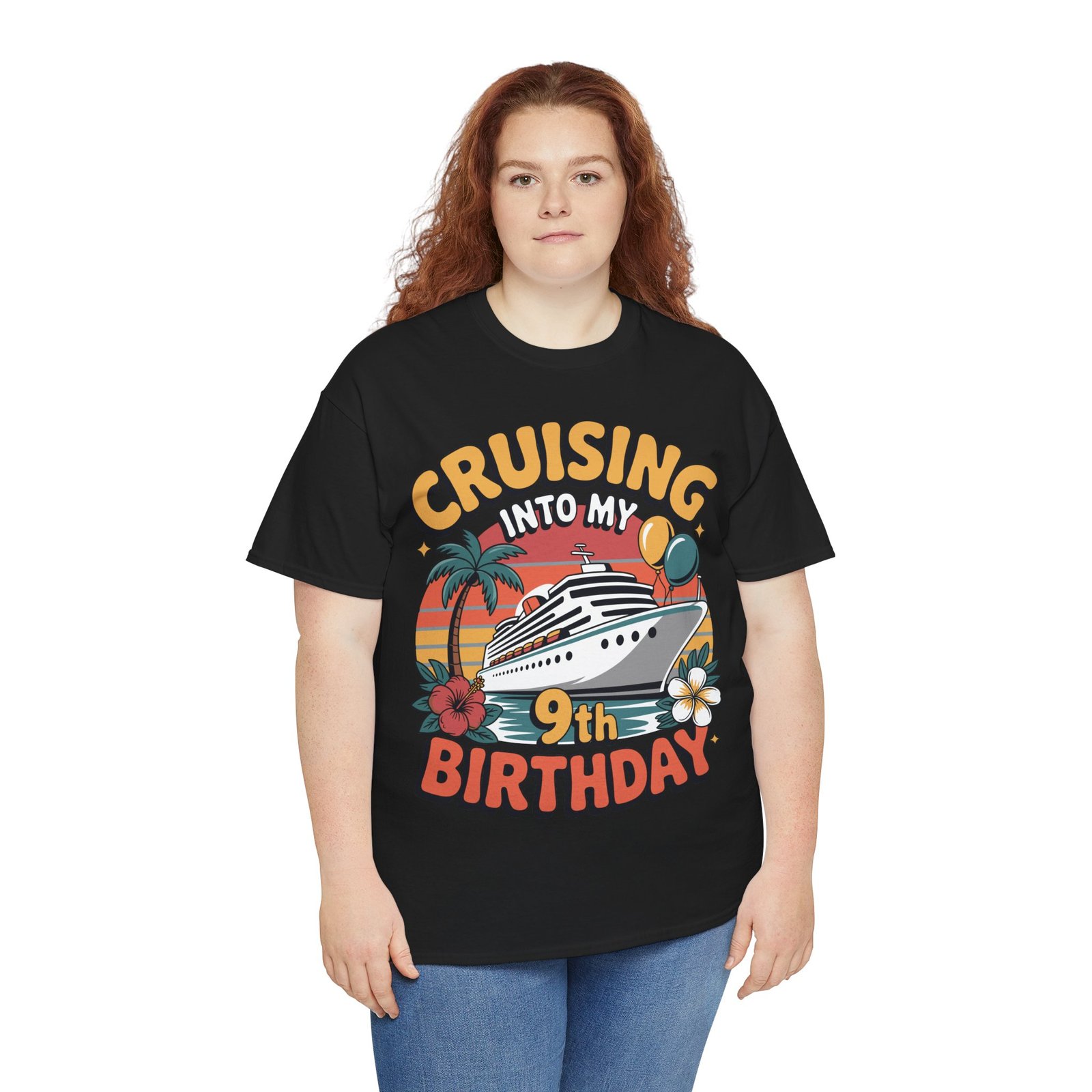 9th Birthday Cruise Shirt – Fun & Adorable Cruising Into My 9th Birthday Tee 5 9th Birthday Cruise Shirt – Fun & Adorable Cruising Into My 9th Birthday Tee - Image 5