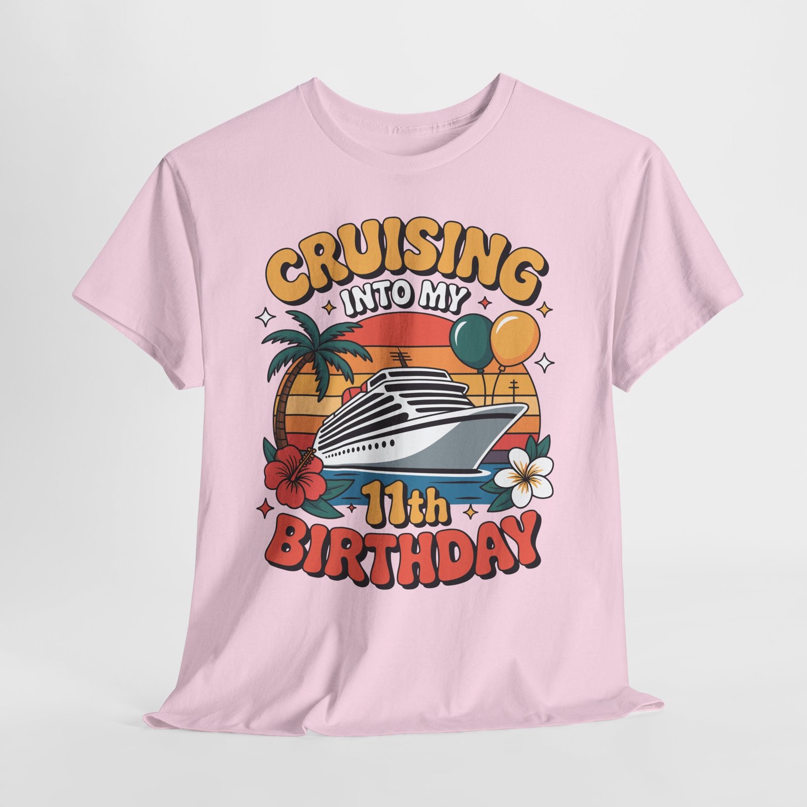 11th Birthday Cruise Shirt – Fun & Adorable Cruising Into My 11th Birthday Tee 16 11th Birthday Cruise Shirt – Fun & Adorable Cruising Into My 11th Birthday Tee - Image 16