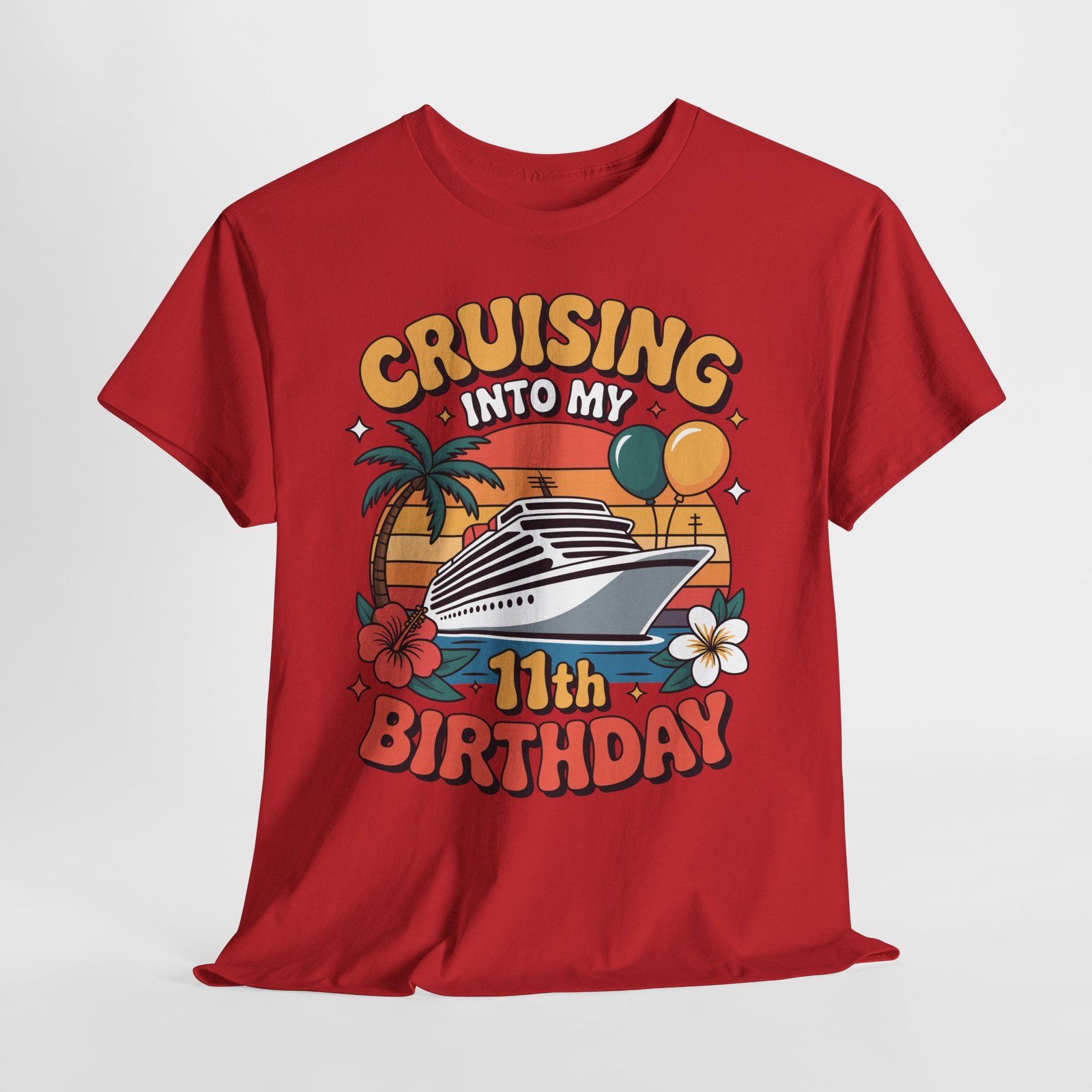 11th Birthday Cruise Shirt – Fun & Adorable Cruising Into My 11th Birthday Tee 12 11th Birthday Cruise Shirt – Fun & Adorable Cruising Into My 11th Birthday Tee - Image 12