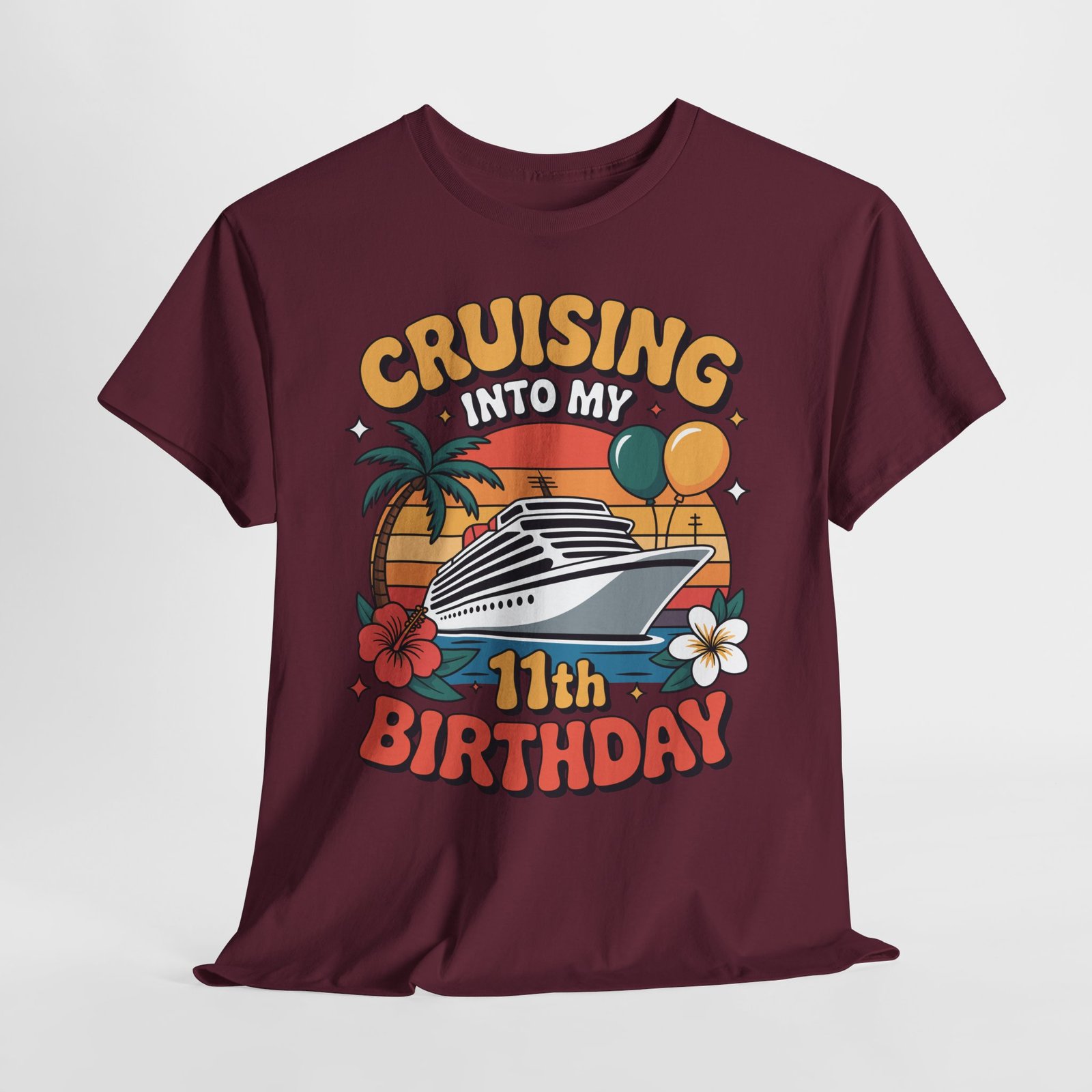 11th Birthday Cruise Shirt – Fun & Adorable Cruising Into My 11th Birthday Tee 18 11th Birthday Cruise Shirt – Fun & Adorable Cruising Into My 11th Birthday Tee - Image 18