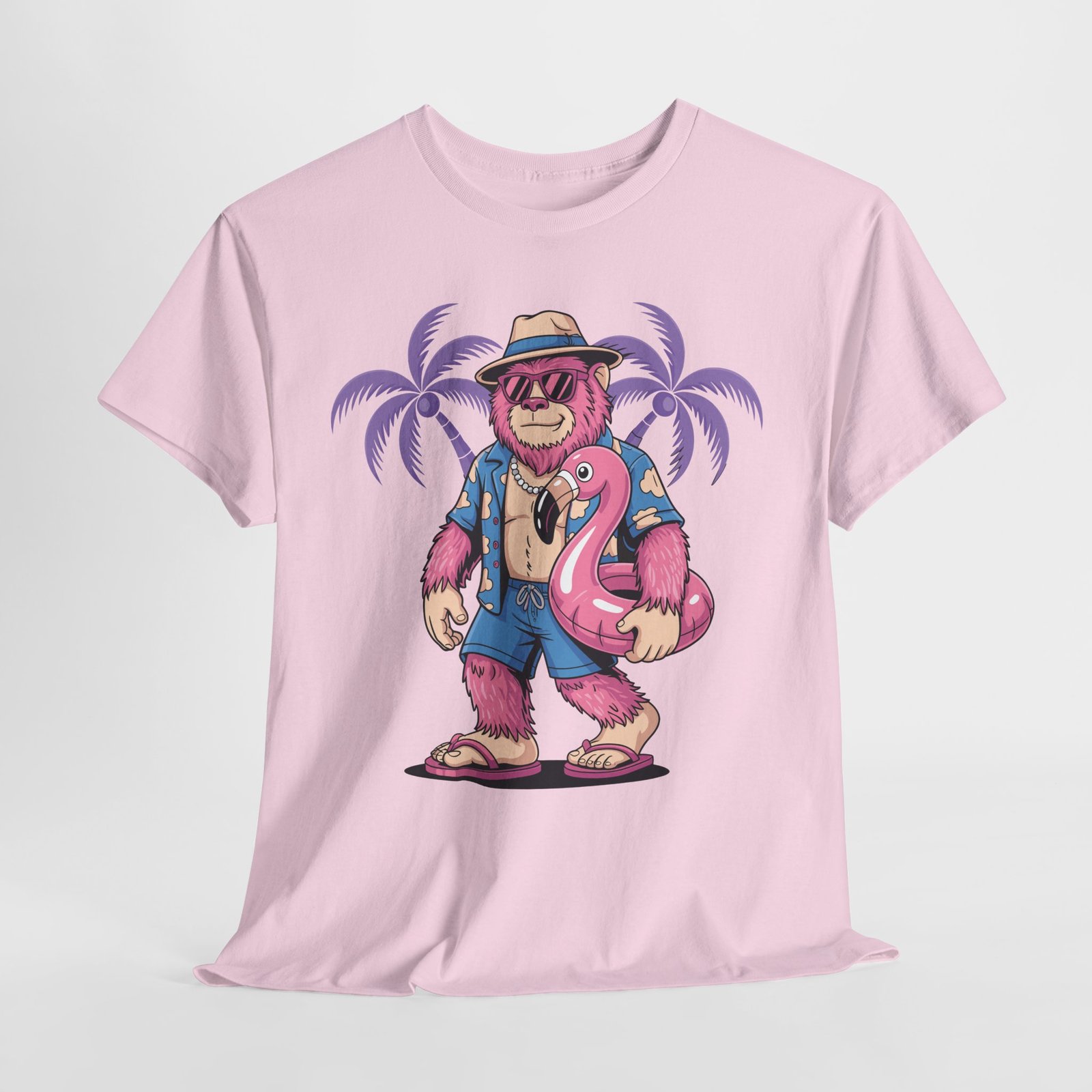 Tropical Bigfoot Cruise Shirt – 1 Funny Pink Flamingo Vacation Tee 16 Tropical Bigfoot Cruise Shirt – 1 Funny Pink Flamingo Vacation Tee - Image 16