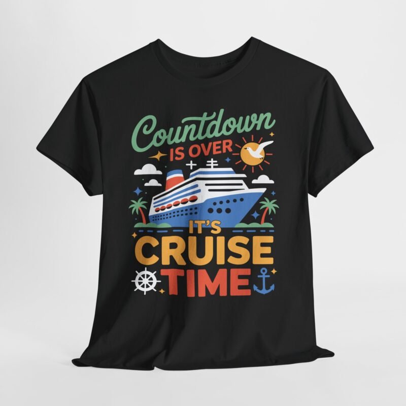 cruise time shirt countdown is over cruise ship tropical design