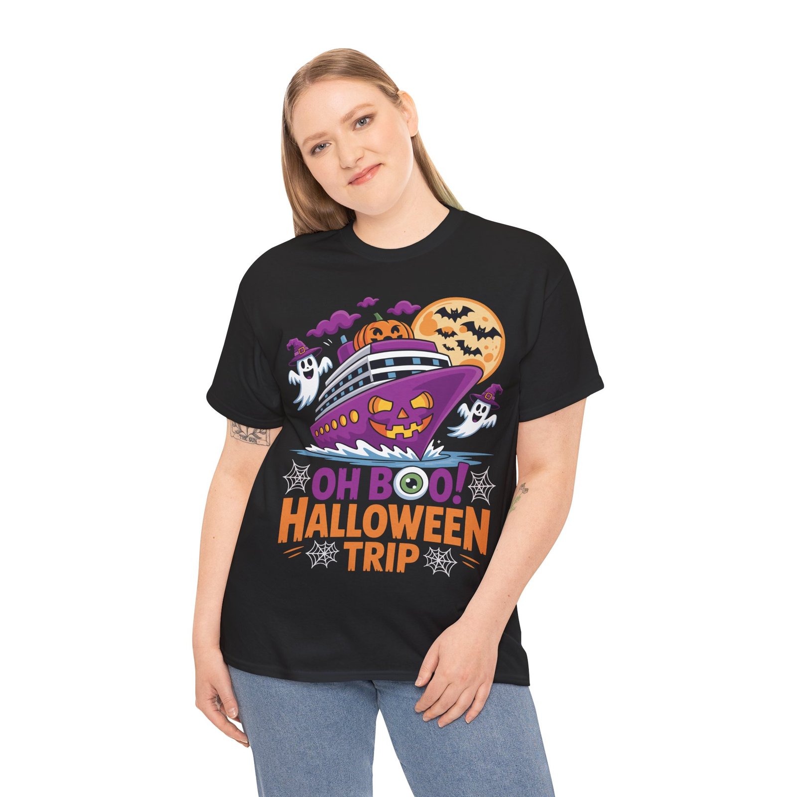 Halloween Cruise Shirt | Funny Oh Boo Halloween Trip Cruise Tee 2 Halloween Cruise Shirt | Funny Oh Boo Halloween Trip Cruise Tee - Image 2
