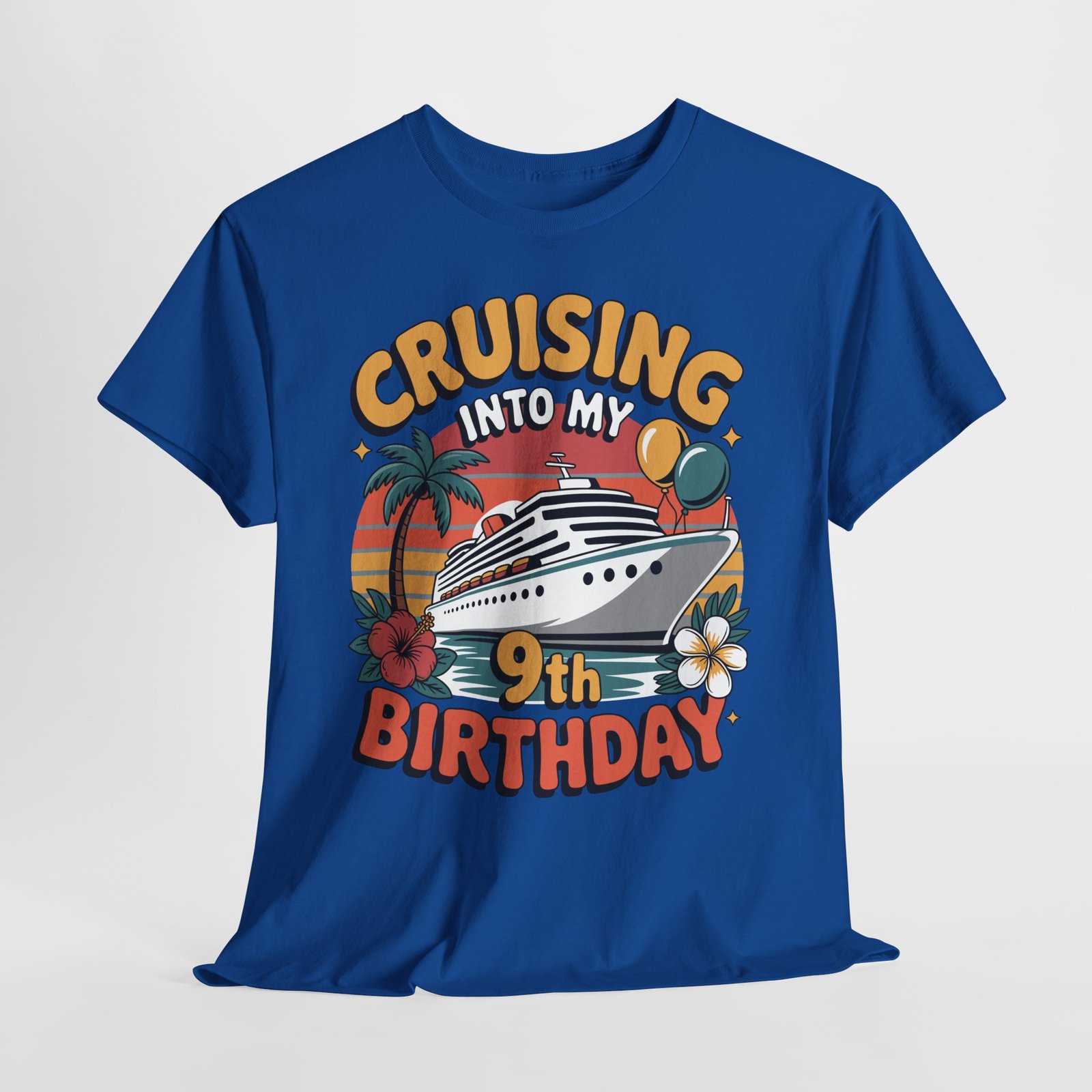9th Birthday Cruise Shirt – Fun & Adorable Cruising Into My 9th Birthday Tee 14 9th Birthday Cruise Shirt – Fun & Adorable Cruising Into My 9th Birthday Tee - Image 14