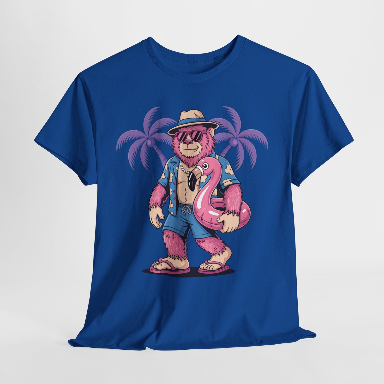 Tropical Bigfoot Cruise Shirt – 1 Funny Pink Flamingo Vacation Tee 14 Tropical Bigfoot Cruise Shirt – 1 Funny Pink Flamingo Vacation Tee - Image 14