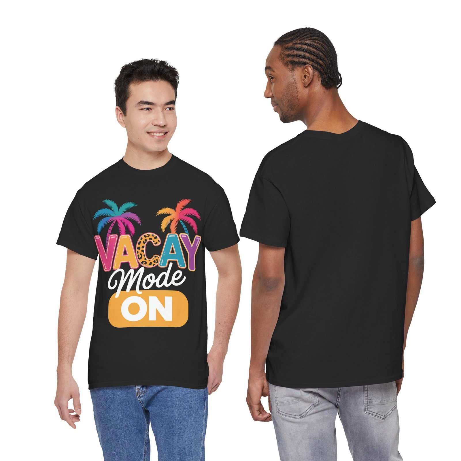 Vacay Mode On Shirt | Colorful Palm Tree Vacation Tee 9 Vacay Mode On Shirt | Colorful Palm Tree Vacation Tee - Image 9