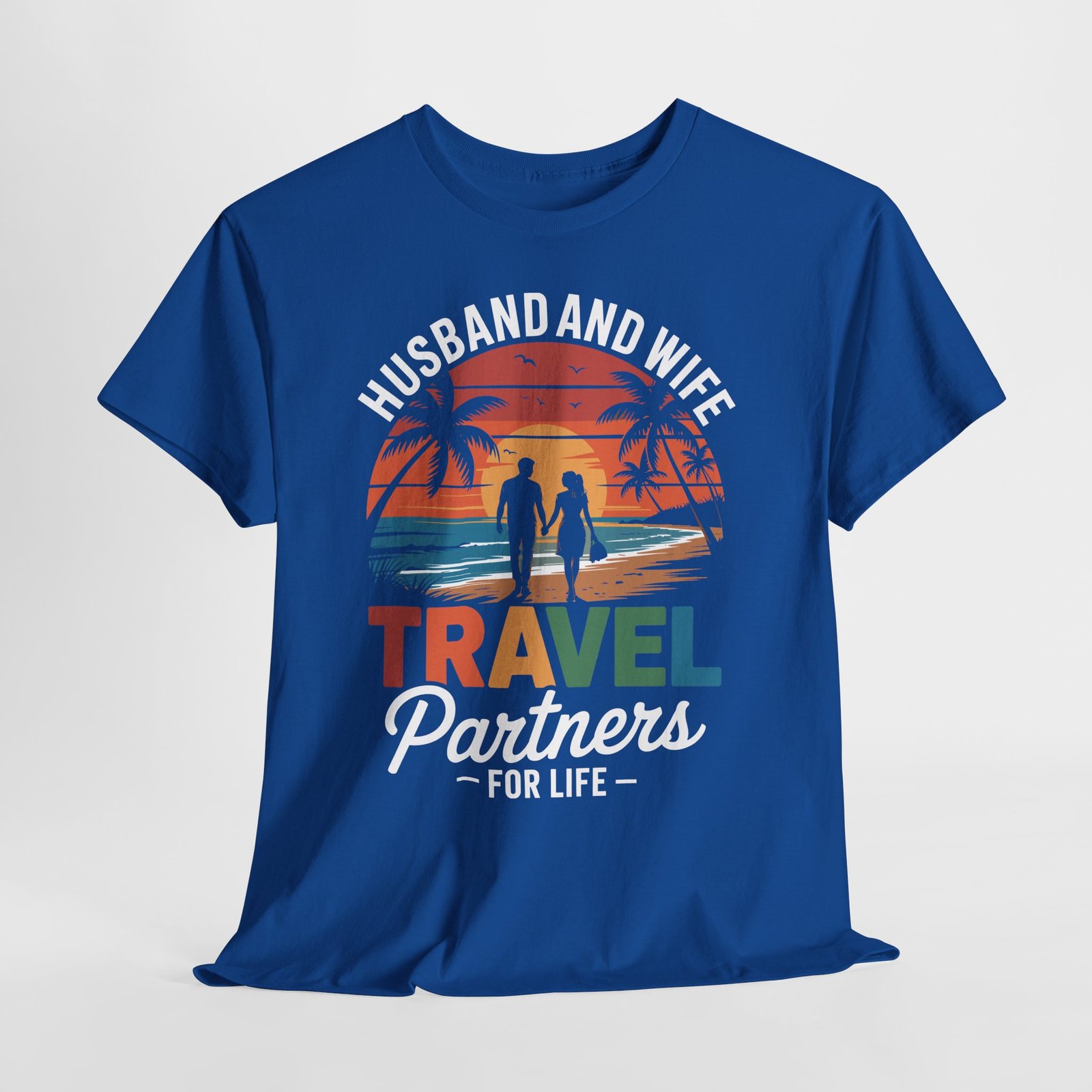 Husband and Wife Travel Shirt | Partners for Life Cruise Tee 14 Husband and Wife Travel Shirt | Partners for Life Cruise Tee - Image 14