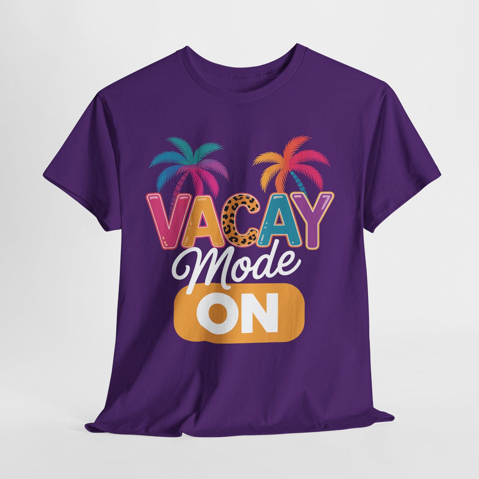 Vacay Mode On Shirt | Colorful Palm Tree Vacation Tee 13 Vacay Mode On Shirt | Colorful Palm Tree Vacation Tee - Image 13