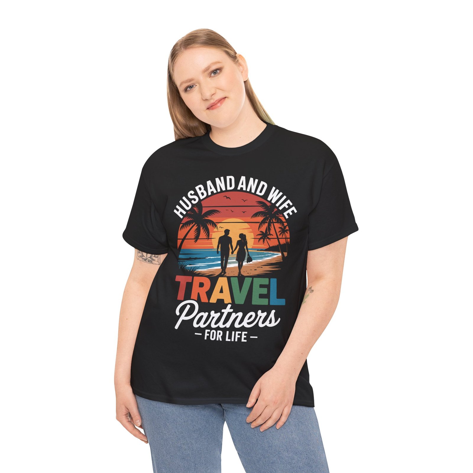 Husband and Wife Travel Shirt | Partners for Life Cruise Tee 2 Husband and Wife Travel Shirt | Partners for Life Cruise Tee - Image 2