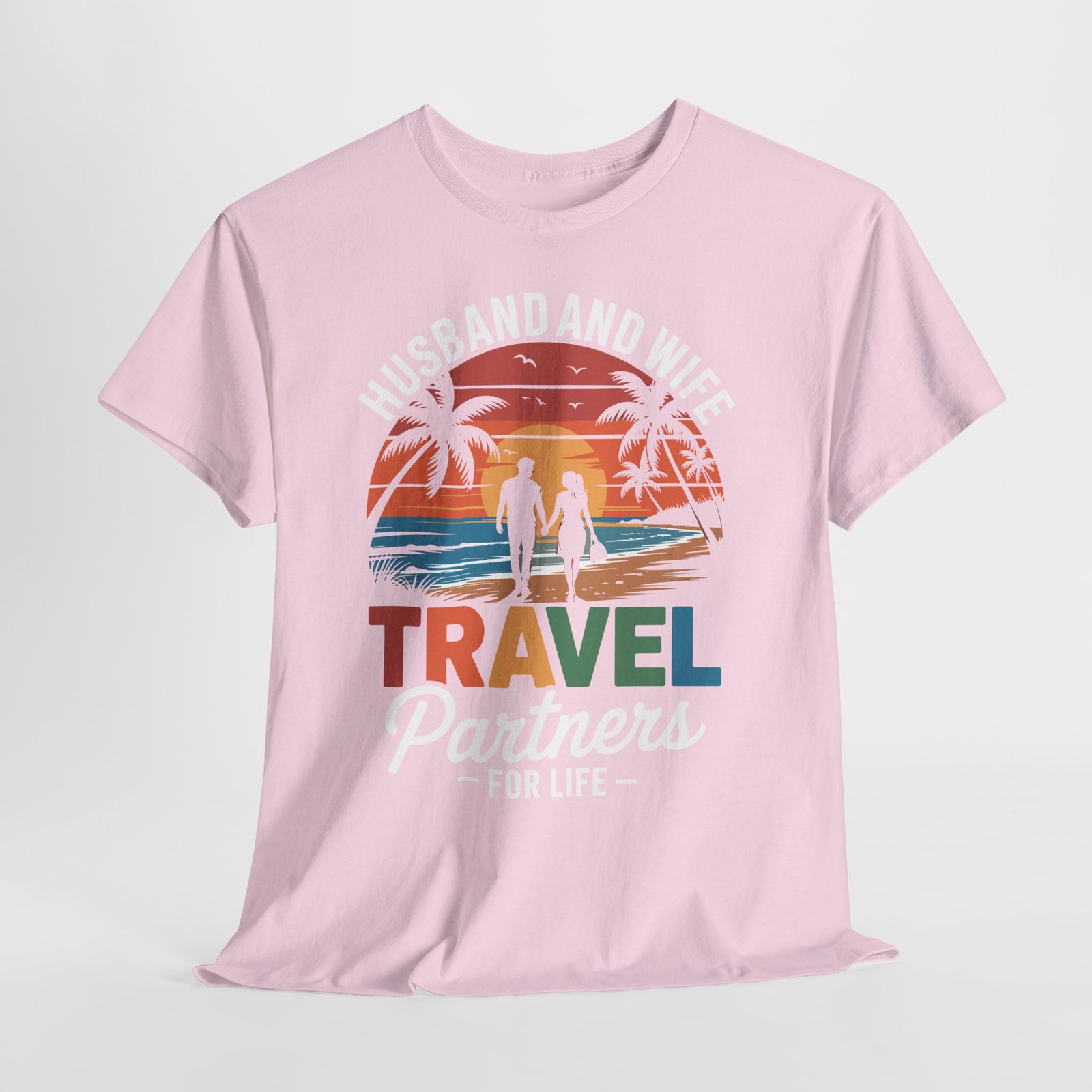 Husband and Wife Travel Shirt | Partners for Life Cruise Tee 16 Husband and Wife Travel Shirt | Partners for Life Cruise Tee - Image 16
