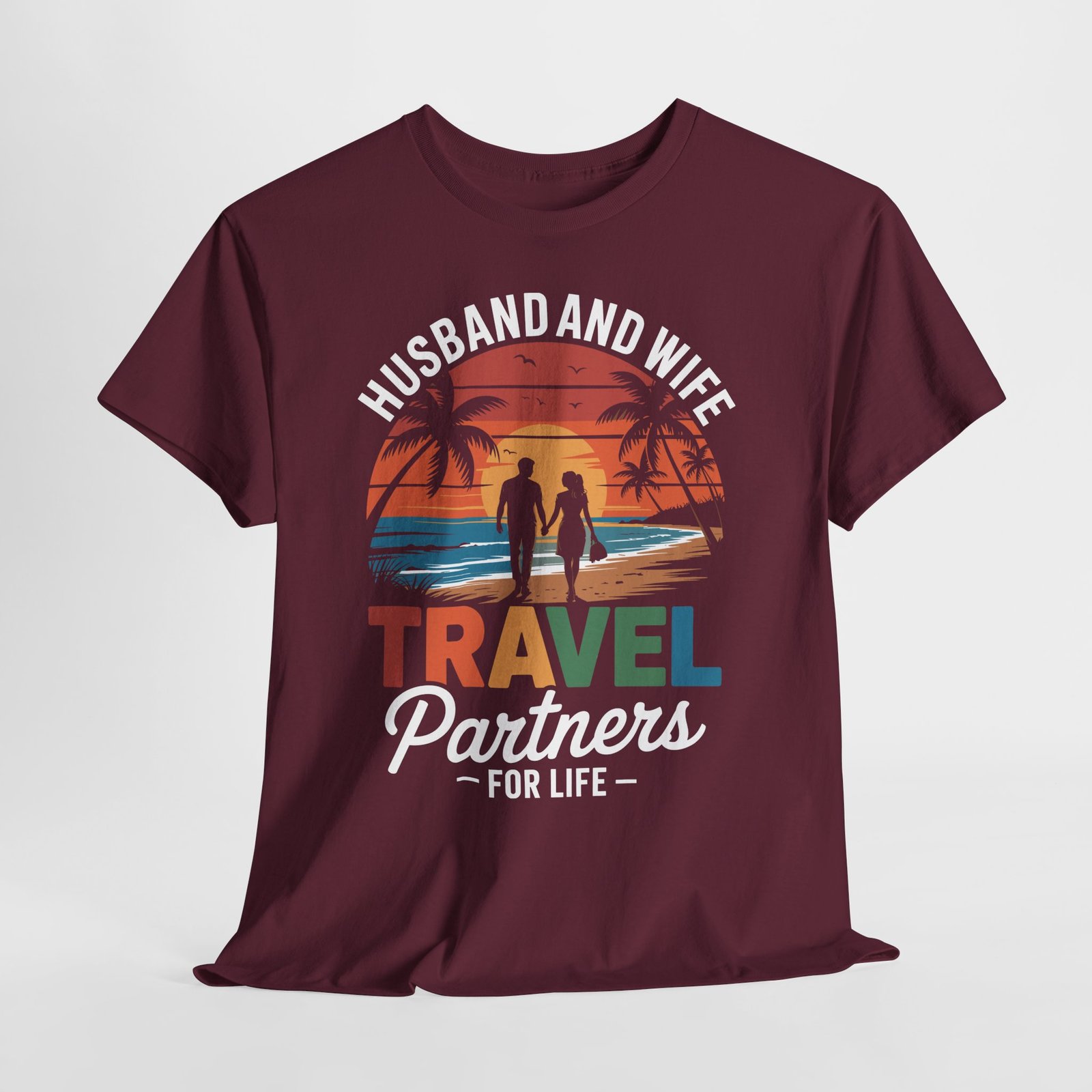 Husband and Wife Travel Shirt | Partners for Life Cruise Tee 18 Husband and Wife Travel Shirt | Partners for Life Cruise Tee - Image 18