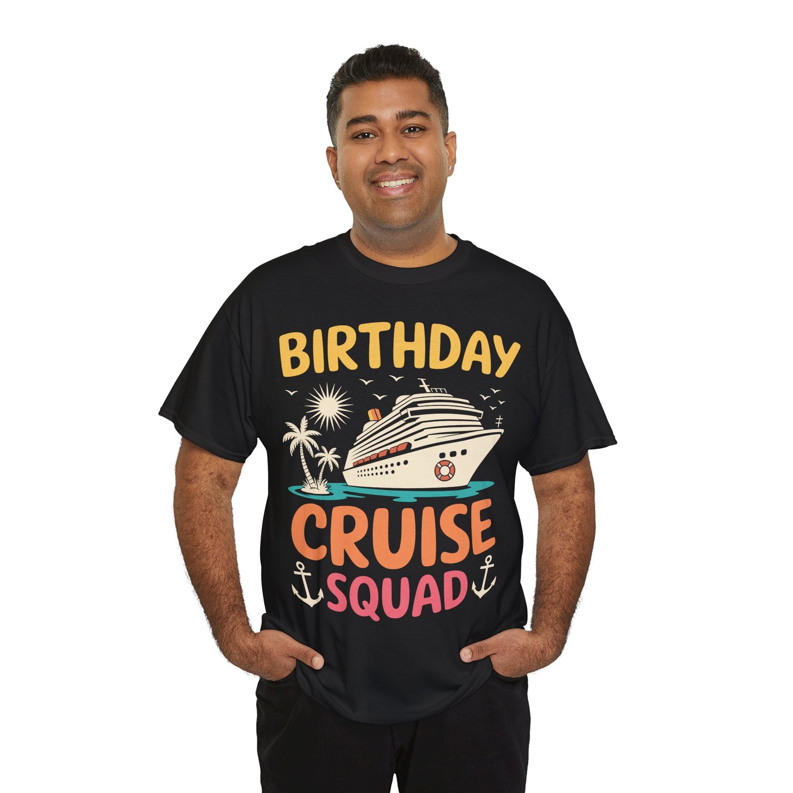 Birthday Cruise Squad Funny Group Vacation T-shirt 6 Birthday Cruise Squad Funny Group Vacation T-shirt - Image 6
