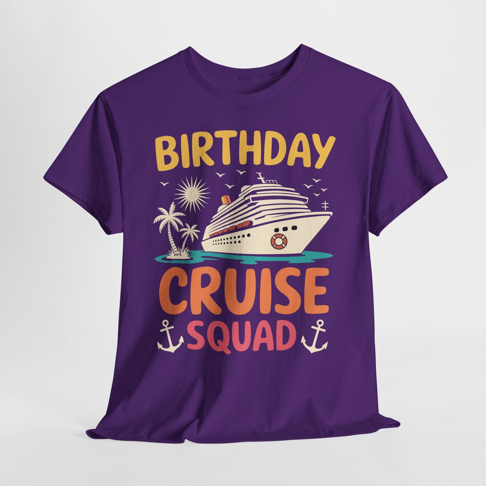 Birthday Cruise Squad Funny Group Vacation T-shirt 13 Birthday Cruise Squad Funny Group Vacation T-shirt - Image 13