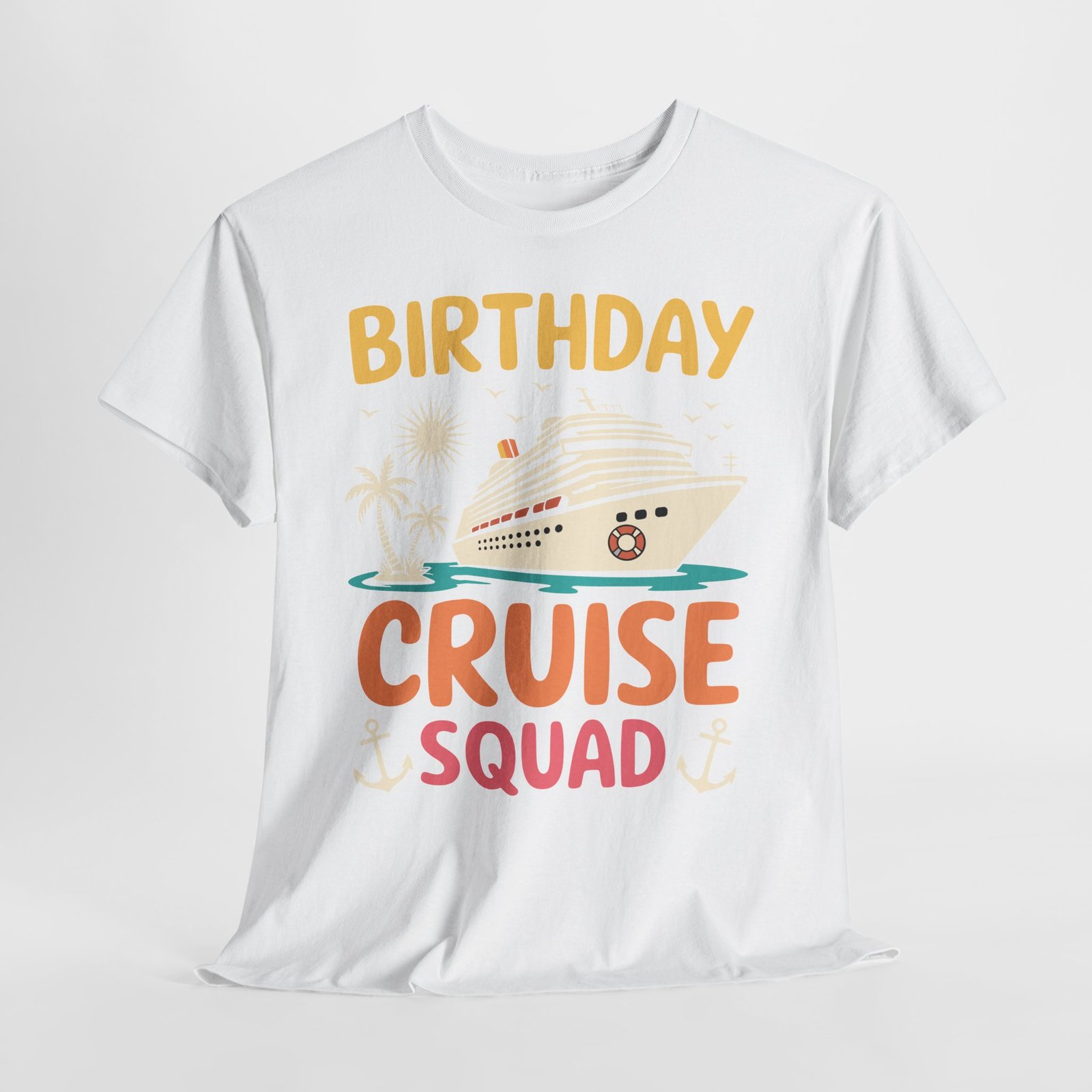 Birthday Cruise Squad Funny Group Vacation T-shirt 17 Birthday Cruise Squad Funny Group Vacation T-shirt - Image 17