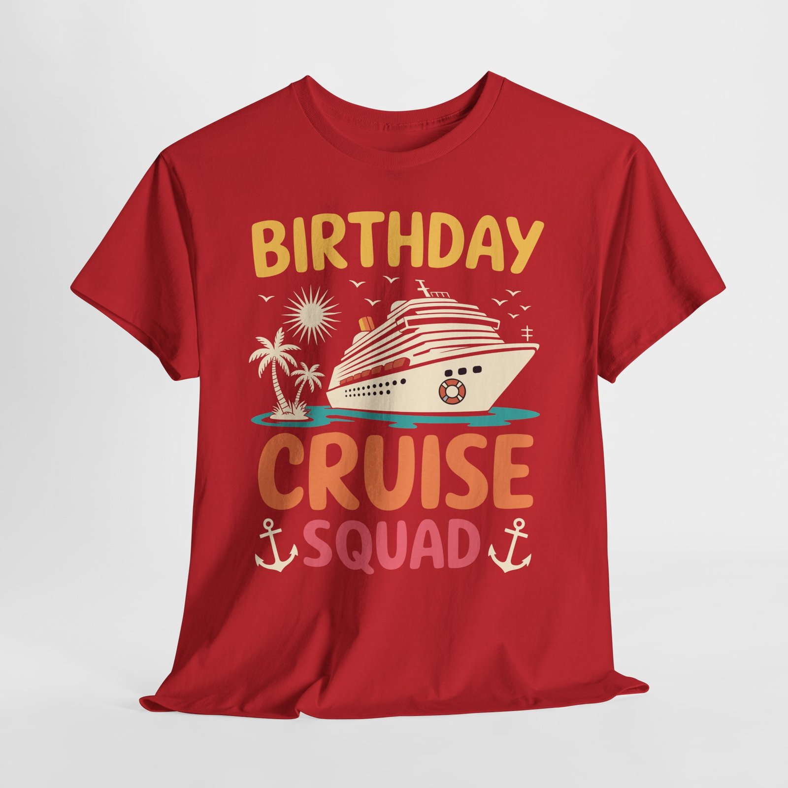 Birthday Cruise Squad Funny Group Vacation T-shirt 12 Birthday Cruise Squad Funny Group Vacation T-shirt - Image 12