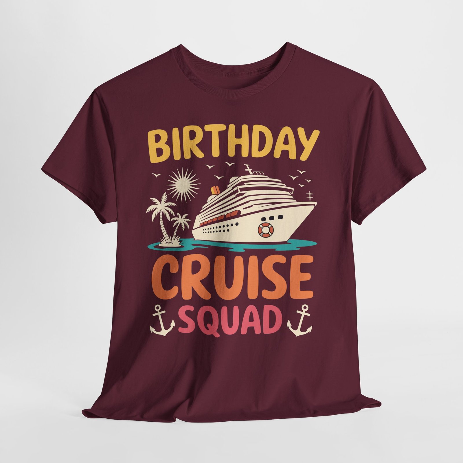 Birthday Cruise Squad Funny Group Vacation T-shirt 18 Birthday Cruise Squad Funny Group Vacation T-shirt - Image 18