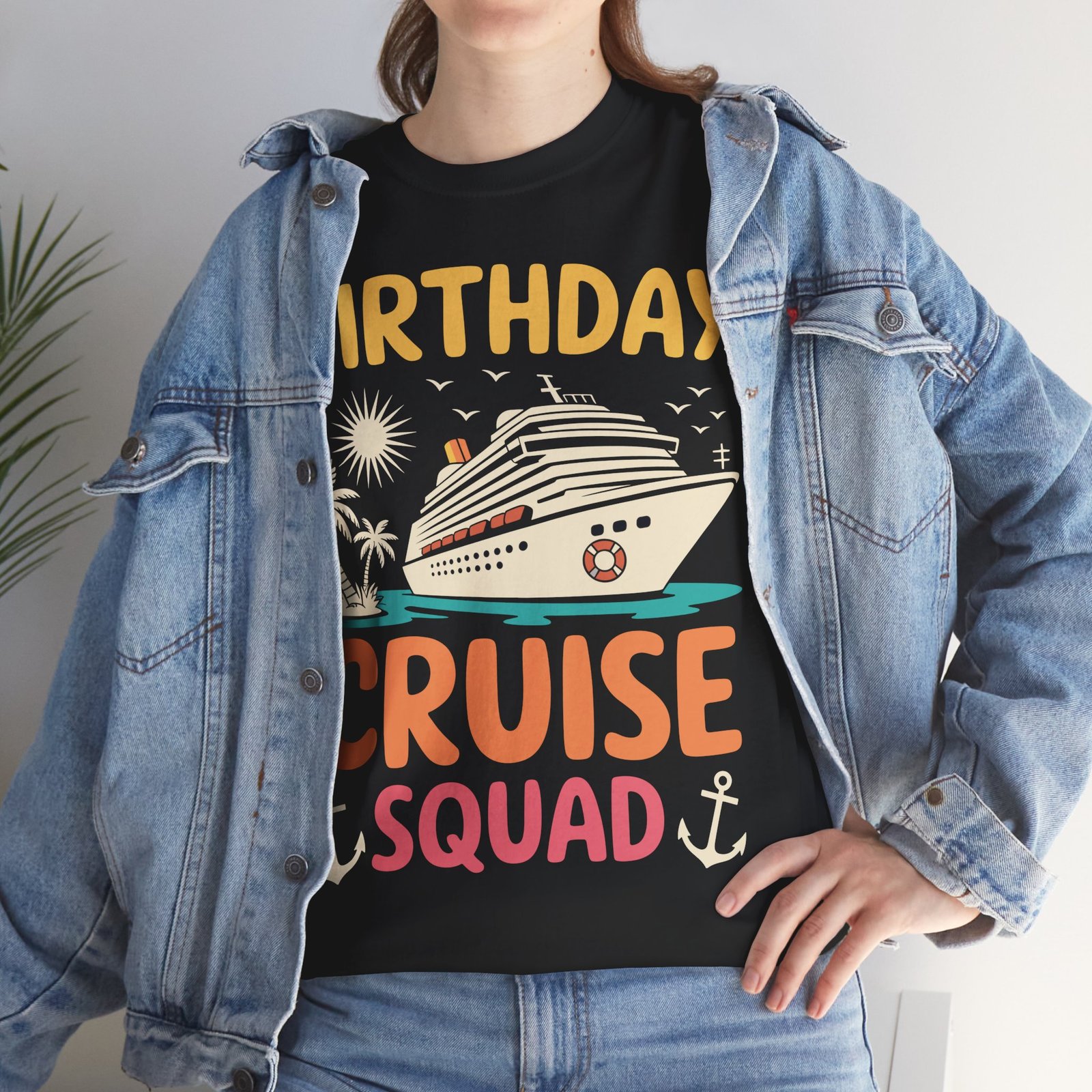 Birthday Cruise Squad Funny Group Vacation T-shirt 8 Birthday Cruise Squad Funny Group Vacation T-shirt - Image 8