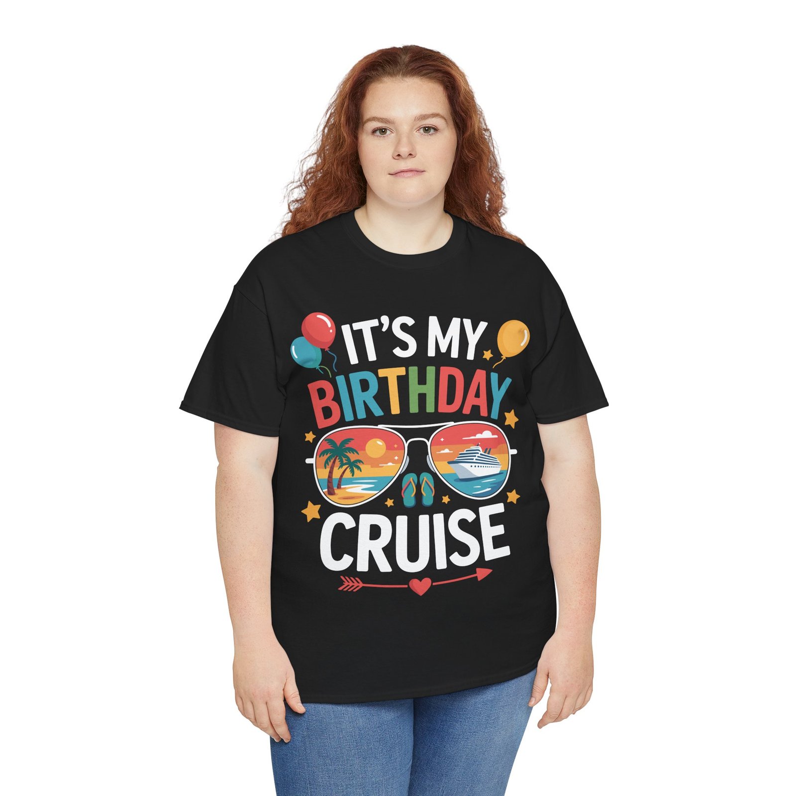 Birthday Cruise T-shirt: It’s My Birthday Cruise Sunglasses Tee T-shirt 5 Birthday Cruise T-shirt: It’s My Birthday Cruise Sunglasses Tee T-shirt - Image 5