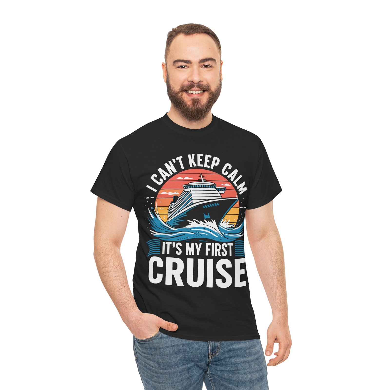First Cruise T-shirt: I Can’t Keep Calm It’s My First Cruise Tee 4 First Cruise T-shirt: I Can’t Keep Calm It’s My First Cruise Tee - Image 4