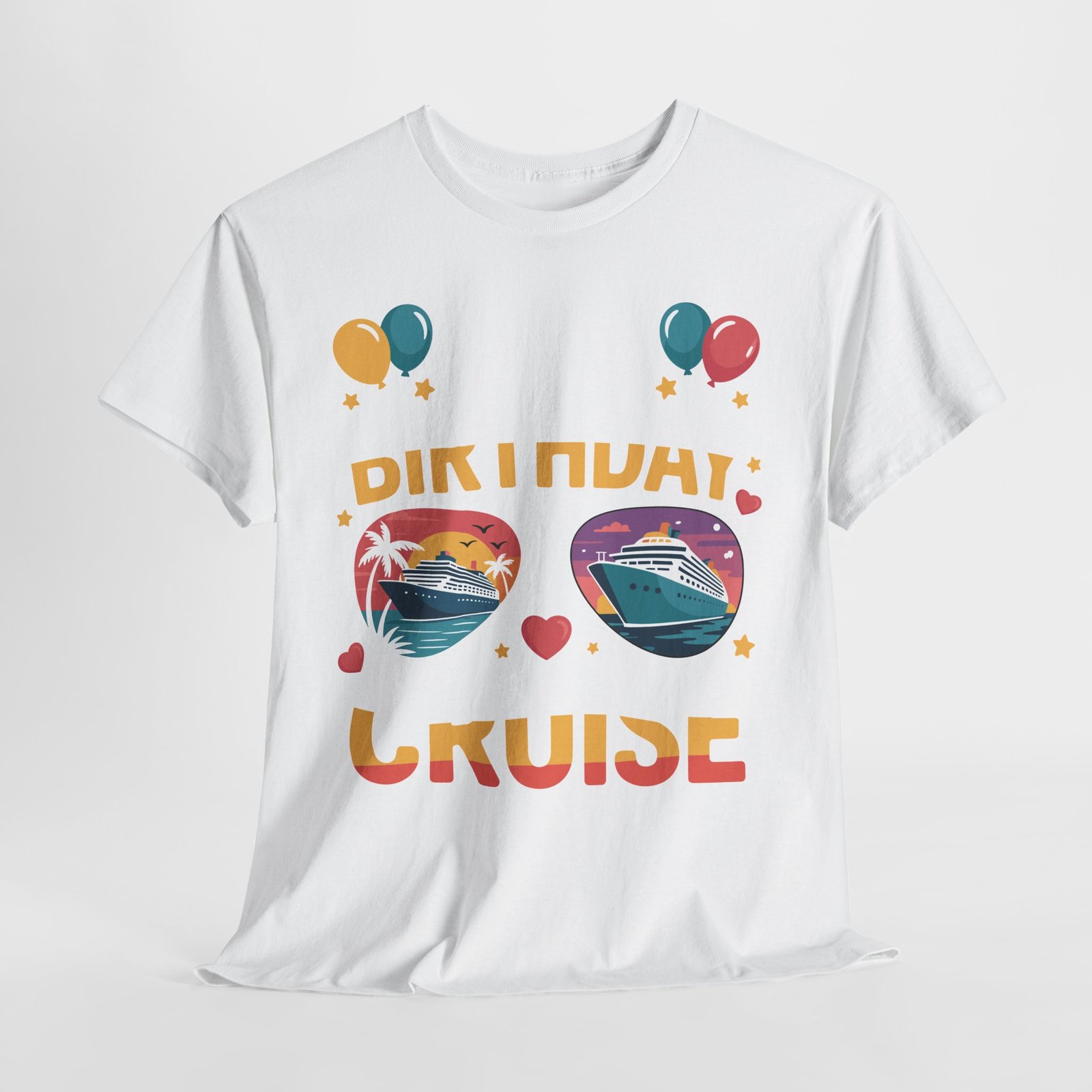 Retro Birthday Cruise T-shirt: It’s My Birthday Cruise Sunglasses Tee T-shirt 17 Retro Birthday Cruise T-shirt: It’s My Birthday Cruise Sunglasses Tee T-shirt - Image 17