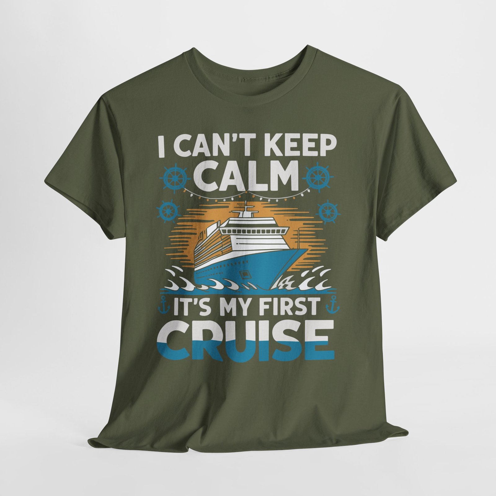First Cruise T-shirt: I Can't Keep Calm It's My First Cruise Tee 11 First Cruise T-shirt: I Can't Keep Calm It's My First Cruise Tee - Image 11