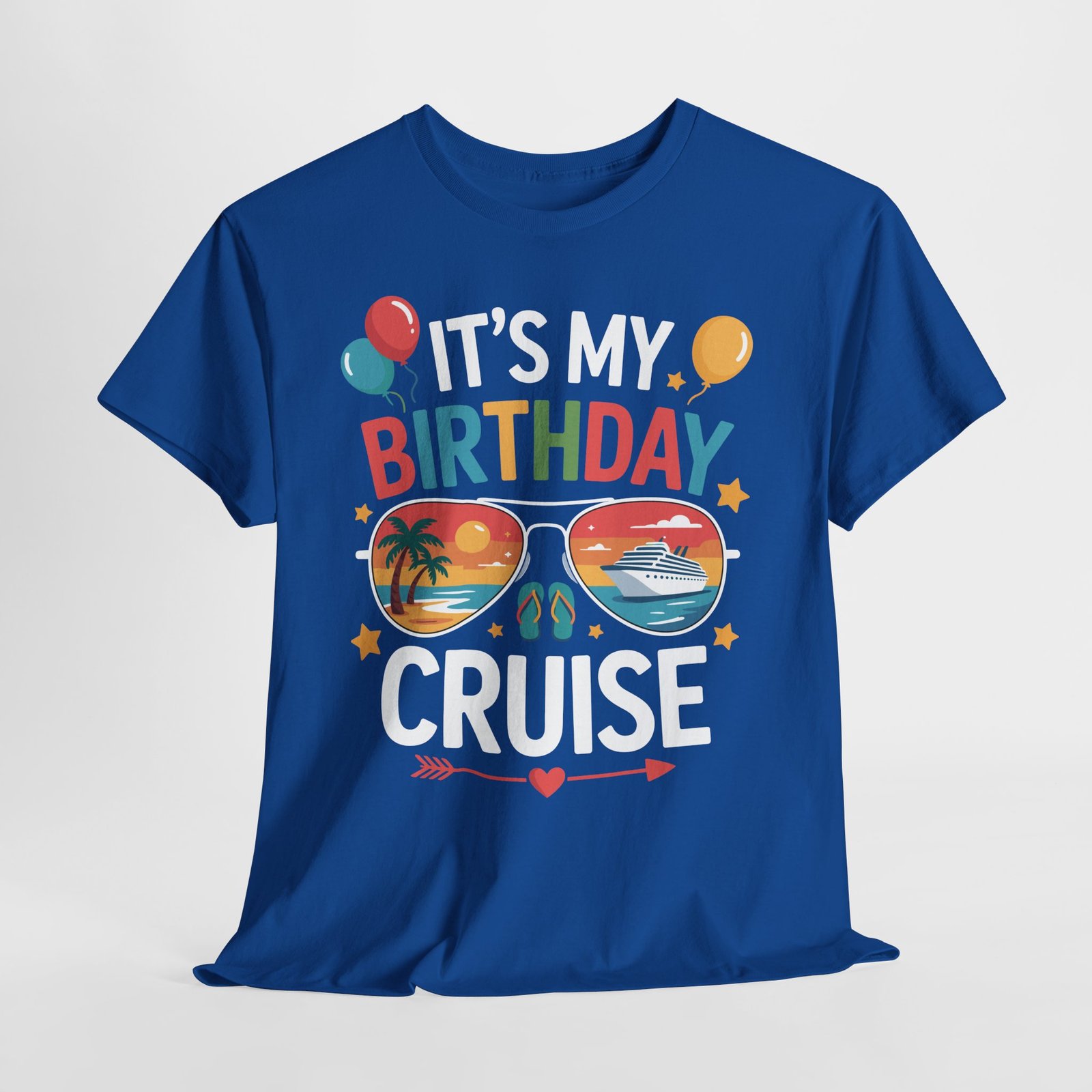 Birthday Cruise T-shirt: It’s My Birthday Cruise Sunglasses Tee T-shirt 14 Birthday Cruise T-shirt: It’s My Birthday Cruise Sunglasses Tee T-shirt - Image 14
