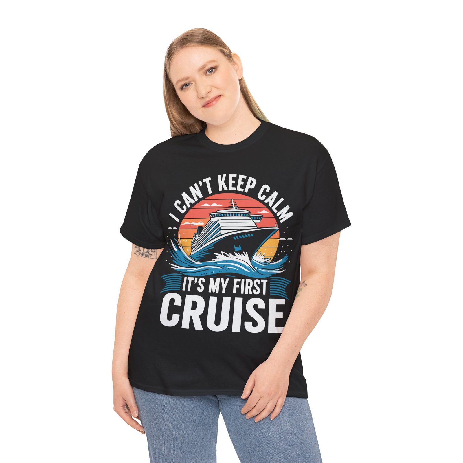First Cruise T-shirt: I Can’t Keep Calm It’s My First Cruise Tee 2 First Cruise T-shirt: I Can’t Keep Calm It’s My First Cruise Tee - Image 2